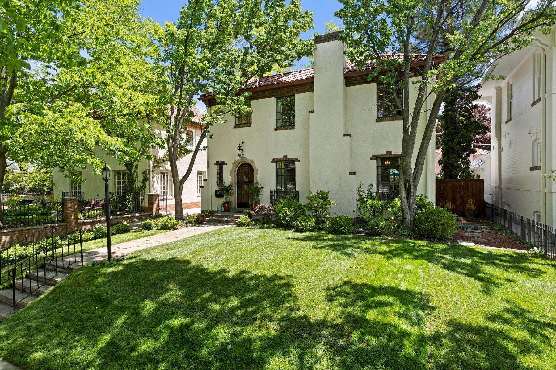 Single Family Homes for Sale at Located in the heart of Country Club 384 N Lafayette Street Denver, Colorado 80218 United States