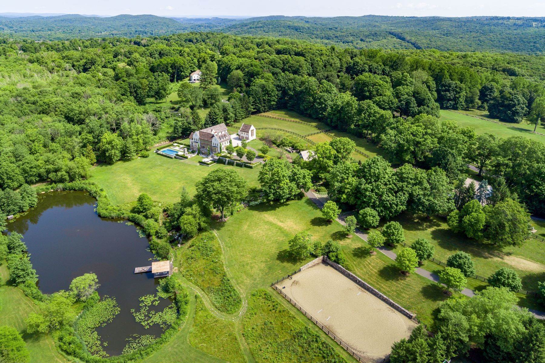 Single Family Homes for Sale at Maple Hill Farm on Nearly 50 Acres 187 Umpawaug Road Redding, Connecticut 06896 United States